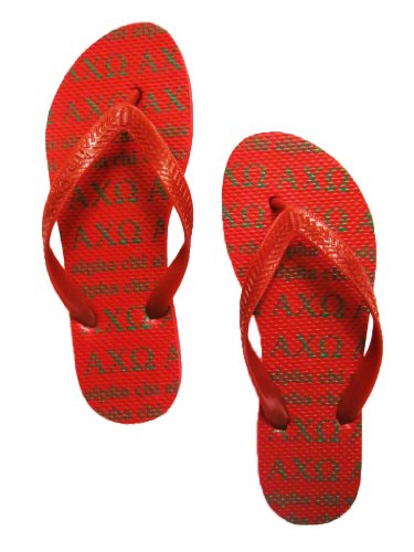 Women's Alpha Chi Omega Flip Flops - Hip Flips