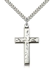 Cross Pendant, Sterling Silver