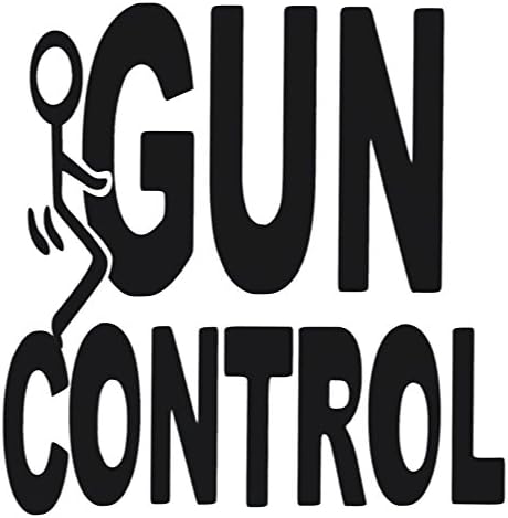 F**k Gun Control Decal - Car Bumper Window Laptop Wall Sticker Freedom 2nd Amendment Ar-15 Pro-Gun - Shipped from USA
