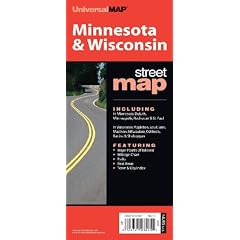 Minnesota & Wisconsin (State Fold Map)
