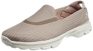 Skechers Performance Women's Go Walk 3 Slip-On Walking Shoe,Stone,7 M US