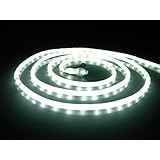 50Ft Rope Lights; Pearl White LED Rope Light Kit; 1.0' LED Spacing; Christmas Lighting; outdoor rope lighting