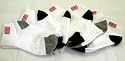 6 Pack Kids Toddlers American Flag Ankle Sneaker Socks Size 4-6 Assorted Colors