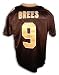 Drew Brees New Orleans Saints Autographed Authentic Black Reebok Jersey