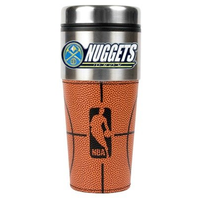 NBA 16oz Stainless Steel Gameball Travel Tumbler Team: Nuggets
