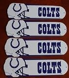 Ceiling Fan Designers 42SET-NFL-IND NFL Indianapolis Colts Football 42 In. Ceiling Fan Blades ONLY