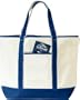 Deluxe Canvas Tote Bag, Royal