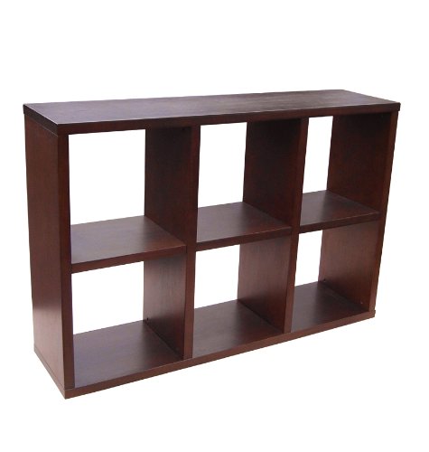 D-ART FLEXIS Bookcase Room Divider - in mahogany wood On Sale