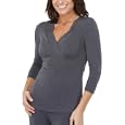 Merona® WomenÂs Fit Solutions Gathered V-neck Band Top - GreyÂ