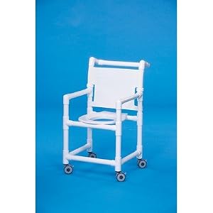 Original Shower Chair Clearance Height: 17\”, Mesh Backrest Color: Silverado