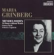 Mendelssohn : Romances sans paroles ; Fantaisie pour piano op. 28 ; Scherzo a Capriccio en fa di�se mineur