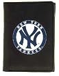 New York Yankees Embossed Trifold Leather Wallet - MLB Baseball Fan Shop Sports Team Merchandise