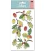Vellum Dimensional Stickers-Acorn Trees