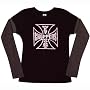 West Coast Choppers - WCC - Pink Iron Cross Long Sleeve Shirt