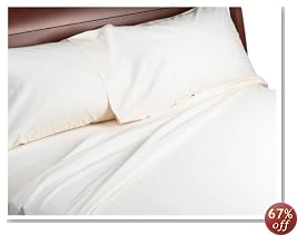 The Grand 1000-Thread-Count 100% Cotton King Sheet Set, Ivory
