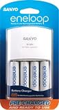 eneloop 4 pack AA with MQNO6 Charger eneloop 4 pack AA with MQNO6 Charger