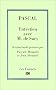 Entretien avec M. de Sacy sur Epict�te et Montaigne
