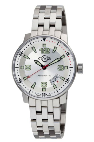 GV2 by Gevril Men's 4000B Stadium Automatic Stainless Steel Bracelet Watch