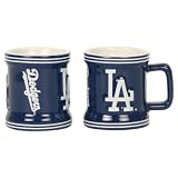 MLB Teams Ceramic 2oz Shot Glass 2 Pack - Los Angeles Dodgers