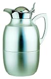 Alfi Juwel 1-Liter Carafe, Aluminum Satin Finish with Chrome Plated Trim