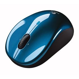 Logitech V470 Wireless Bluetooth Laser Laptop Mouse (Blue)
