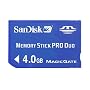 SanDisk SDMSPD-4096-J60 �������[�X�e�B�b�N PRODuo 4GB