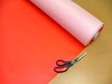1 Metre Bright Red Vinyl Leatherette Faux leather Upholstery Fabric