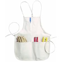 Custom Leathercraft C11 Loop Neck Bib Apron, 4-Pocket