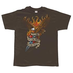 Willie Nelson - Eagle With Dagger Soft T-Shirt
