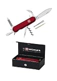 Eigenschaften Wenger  / Wenger Schweizer Taschenmesser, Modell Classic 07, 8-teilig mit schöner Wenger Lederbox