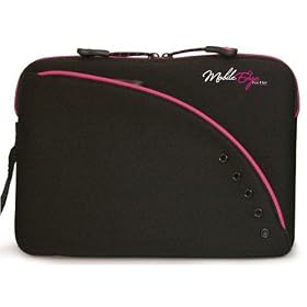 Black & Pink Neoprene Netbook 10