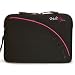Black & Pink Neoprene Netbook 8.9" Laptop Sleeve Case - Asus EEE PC - Acer Aspire One - Panasonic Toughbook - NEC Mobilepro 900 - Vaio CI PictureBook - 8.9" Netbook Computers and Smaller