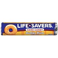 LifeSavers Butter Rum Hard Candy, 1.14-Ounce Rolls (Pack of 60)