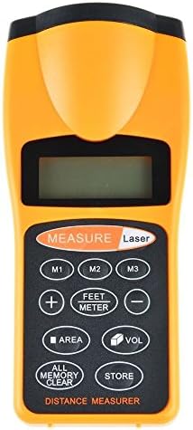 Ultrasonic Tape Measure Distance Meter & Laser Pointer Digital Tape Measure