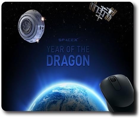Spacex Year Of The Dragon Mouse Pad / Mouse Mat / Mousepad / Mousemat