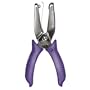 MCG52300 - 15-Sheet Capacity 2 Reach 1-Hole 1/4 Diamond Punch, 6-1/2L, Chrome/Purple - Sold as 1 Each