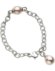 Sterling Silver Freshwater Cultured Pearl Bracelet -- LIFETIME WARRANTY