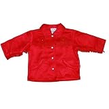 LeTop Fringed Faux Red Suede Cowgirl Jacket by le top