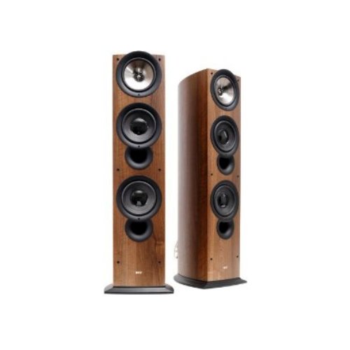 KEF iQ90WA Floor Standing Speaker (Single, Walnut)
