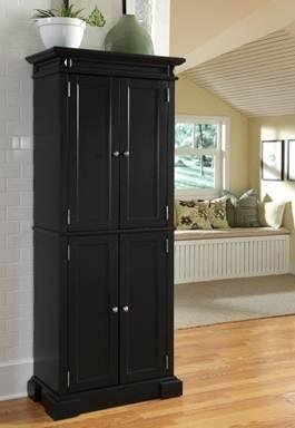 furniture kitchen pantry:Home Styles 5004-694 Americana Pantry Decorative Storage Cabinet Images