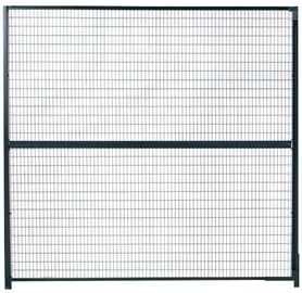 WireCrafters 512RW RapidWire Welded Steel Wire Mesh Panel, 5' Width x 12' Height, Gray