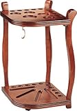 10 Cue Curved Leg Corner Rack