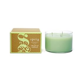 SPRIG Fragrances 3 Wick Candle - Anjou Pear and Sandalwood