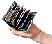 WAAO Stainless Steel Wallet Credit Card Holder | Bonus Carrying Pouches & RFID Blocking Lab Report | Metal Wallet Credit Card Protector for Men and Women