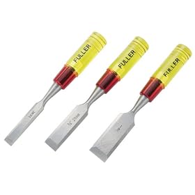 FULLER 301-0099 3-Piece Wood Chisel Set by Johnson Level & Tool