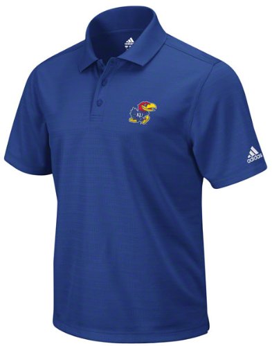 Kansas Jayhawks adidas Royal Best Logo Clima Polo Shirt