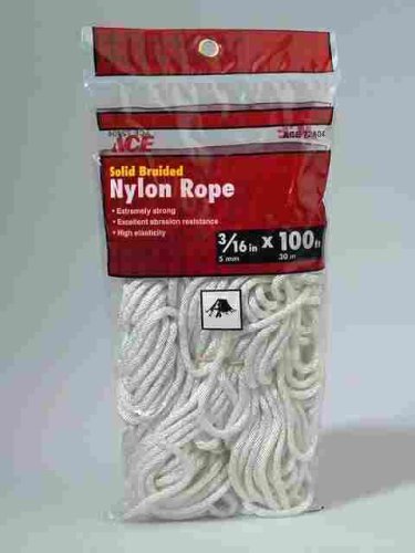 ACE SOLID BRAIDED NYLON CORD Resistant to rot, abrasion,