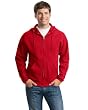 Jerzees Men's Big Front Pocket Full-Zip Hooded Drawcord Sweatshirt. 993M