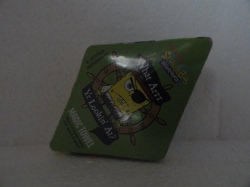What Arrr Ye Lookin' At? Spongebob Squarepants Magic Towel - Just Place in Warm Water and Watch It Grow! by Rand