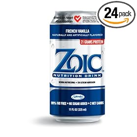 ZOIC Nutrition Drink, French Vanilla (Pack of 24)